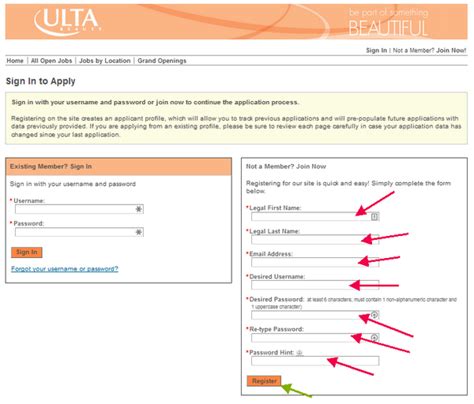 Steps to Getting a Job at Ulta. Step 1: The first and utmost step to take, is finding your way to the ULTA Careers website, for an online application. Step 2: Navigate through the search box and select or filter out how you want the job listings to be arranged. You can do so by selecting either KEYWORDS, …